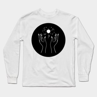 Manifest the Universe Line Art Long Sleeve T-Shirt